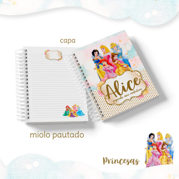 Kit Digital Volta as Aulas - Princesas Disney