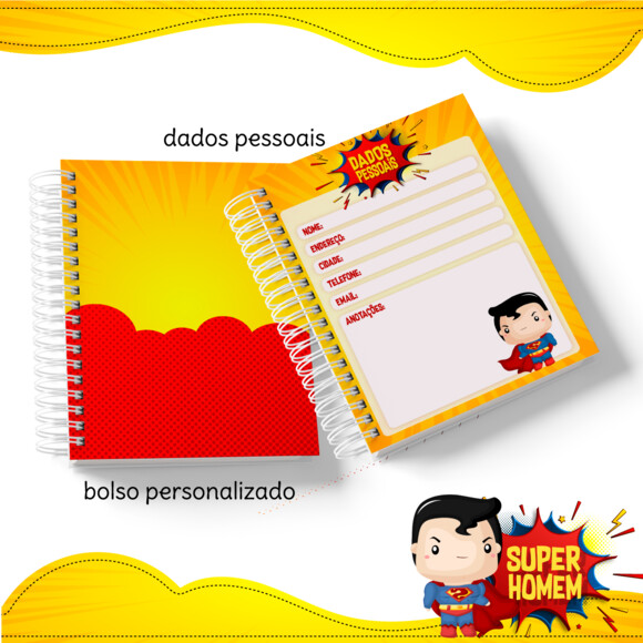 Kit Digital Volta as Aulas - Super Homem