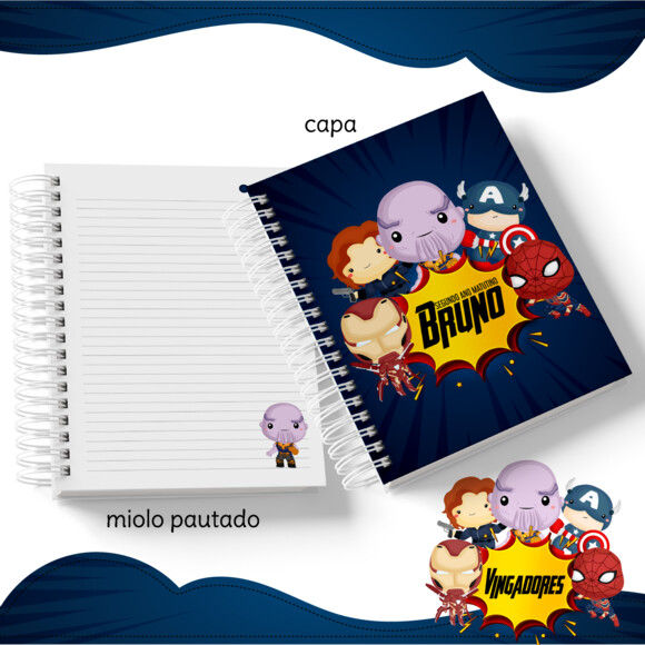 Kit Digital Volta as Aulas - Vingadores