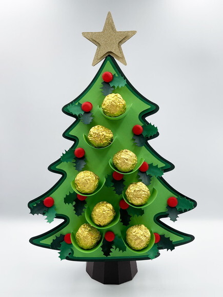 Arquivo de Corte - Arvore de Natal Suporte de Doces