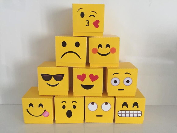 Arquivo de Corte - Caixa Emojis (studio)