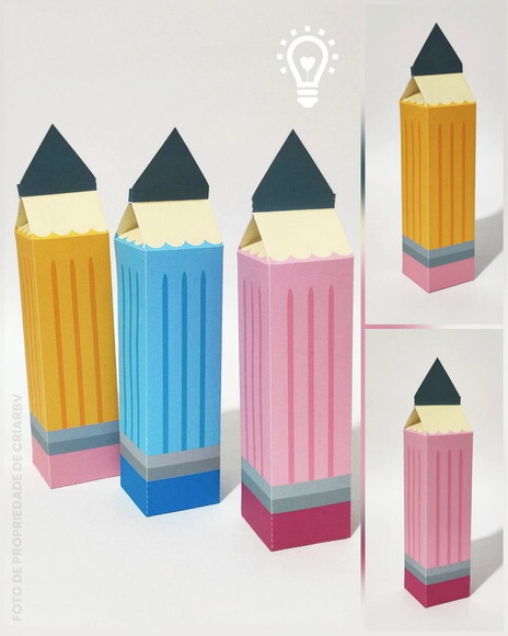 Arquivo de Corte - Caixa Lapis 02 (studio e Pdf)