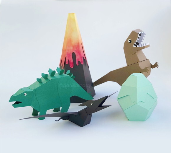 Arquivo de Corte - Dinossauros 3d