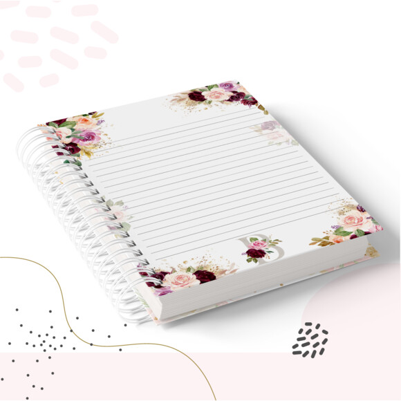 Arquivo Digital - Capas Alfabeto Floral 05
