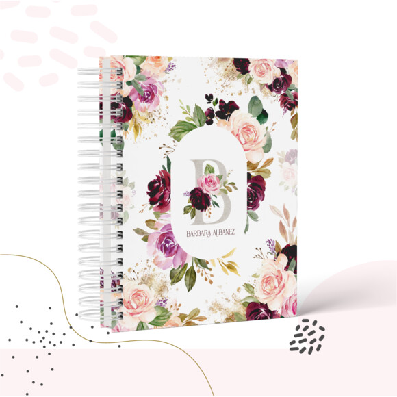 Arquivo Digital - Capas Alfabeto Floral 05