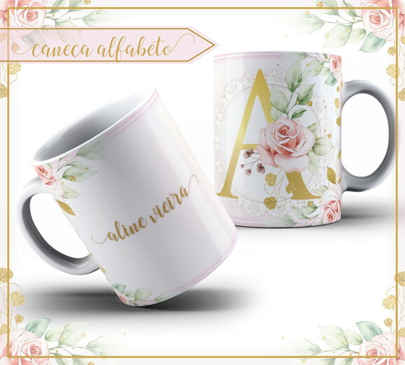 Arquivo Digital - Capas Alfabeto Floral 04