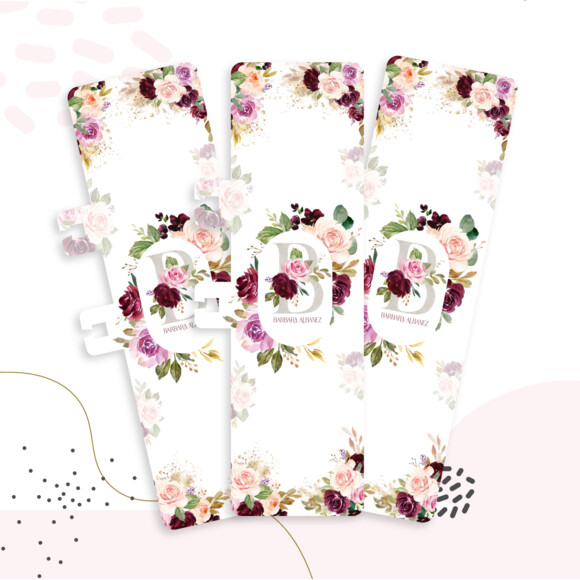Arquivo Digital - Capas Alfabeto Floral 05