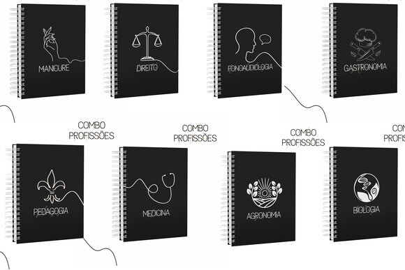 Arquivo Digital - Capas Profissões (nude E Preto)