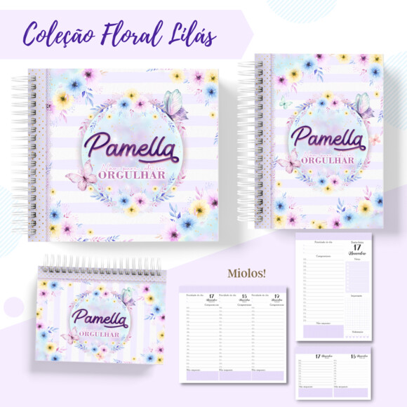 Arquivo Digital - Combo Capas Agenda (3 tamanhos)