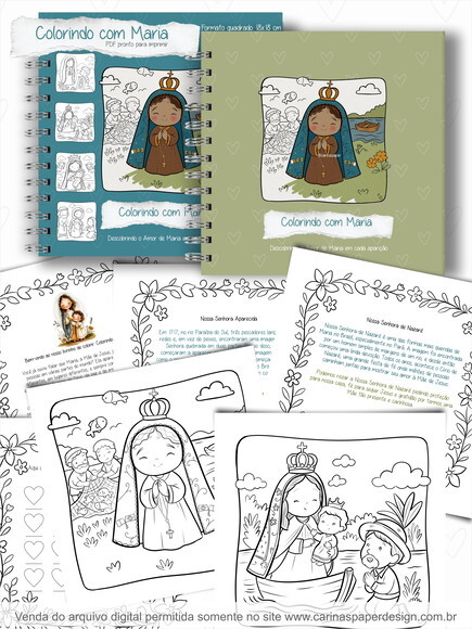 Arquivo Digital - Livros de Colorir Maria