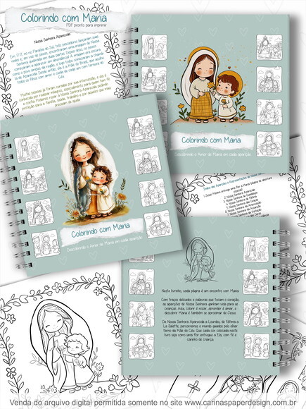 Arquivo Digital - Livros de Colorir Maria