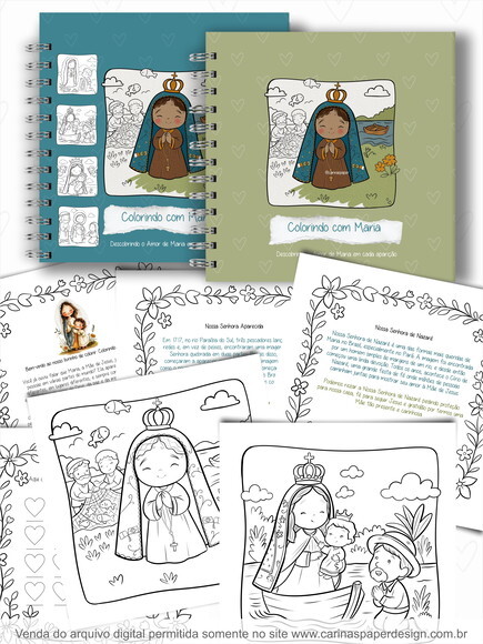 Arquivo Digital - Livros de Colorir Maria