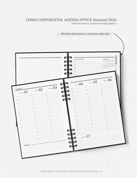 Arquivo Digital - Miolo Office Semanal 2026 - Datada