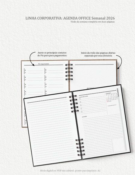 Arquivo Digital - Miolo Office Semanal 2026 - Datada