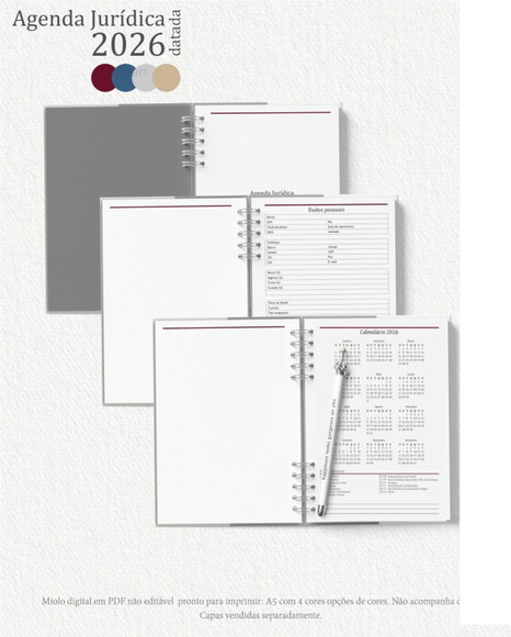 Arquivo Digital - Pack Agenda Juridica 2026