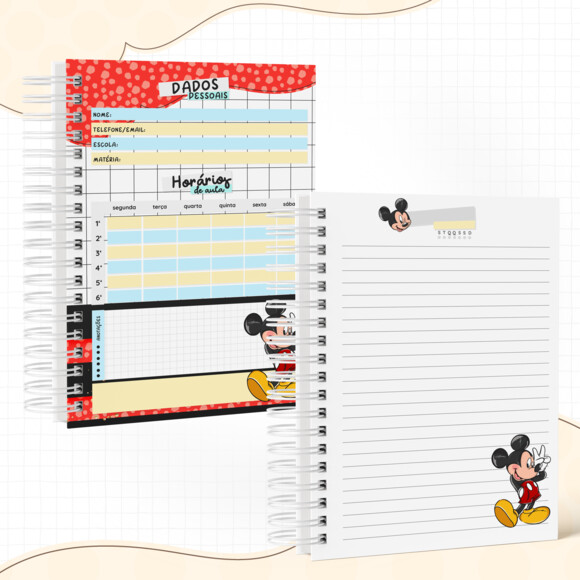 Arquivo Digital - Volta as Aulas - Mickey ate 2030