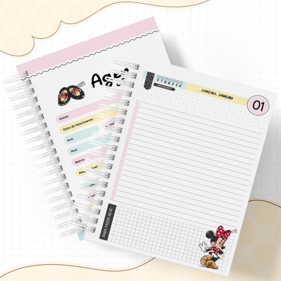 Arquivo Digital - Volta as Aulas - Minnie ate 2030