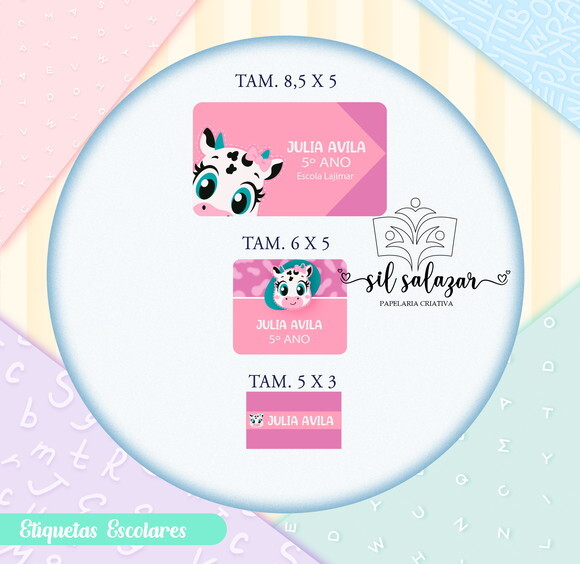 Arquivo Digital - Volta as Aulas - Pack Vaca Patches Puket