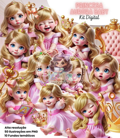 Kit Digital - Aurora Baby