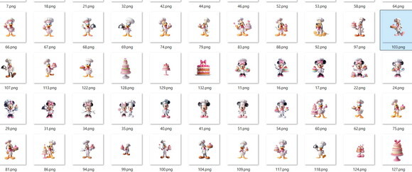 Kit Digital - Minnie e Turma do Mickey Patisserie