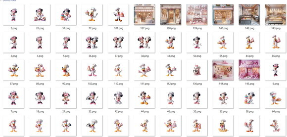 Kit Digital - Minnie e Turma do Mickey Patisserie