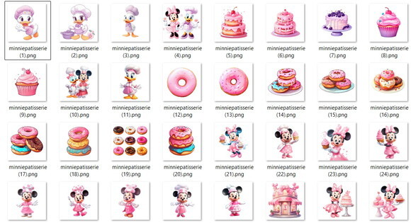 Kit Digital - Minnie Patisserie