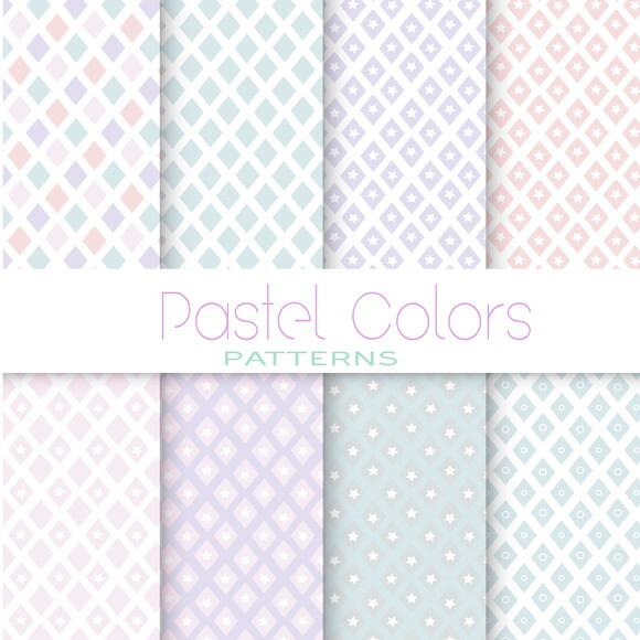 Kit Digital - Papel Digital - Pastel Colors