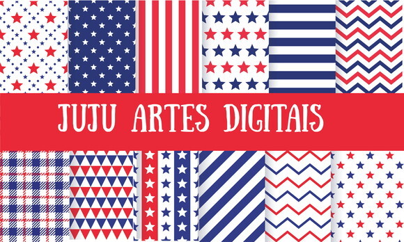 Kit Digital - Papel Digital - Sonho Americano