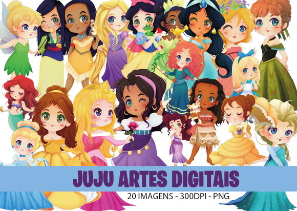Kit Digital - Pequena Princesa