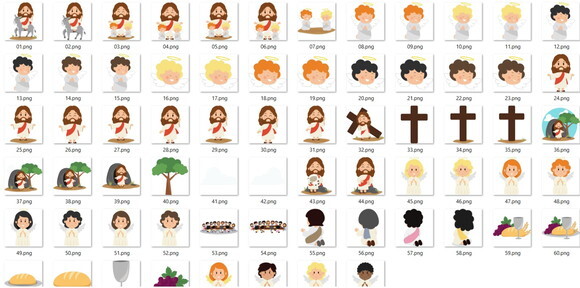 Kit Digital - Scrapbook - Jesus Pascoa