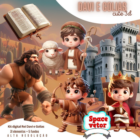 Kit Digital - Scrapbook - Rei Davi