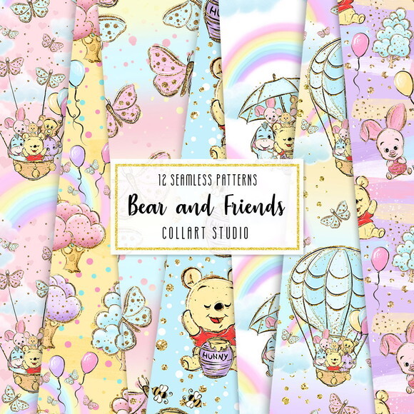 Kit Digital - Ursinho Pooh