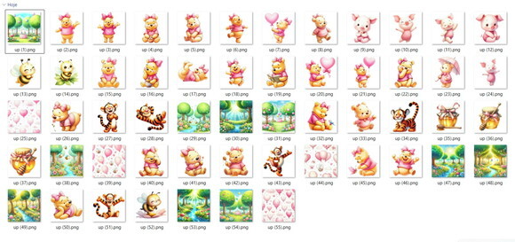 Kit Digital - Ursinho Pooh Rosa