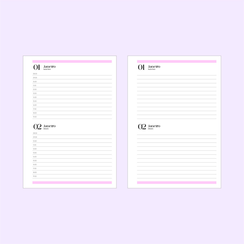 Arquivo Digital - Miolo Agenda Datada 2027 Basica