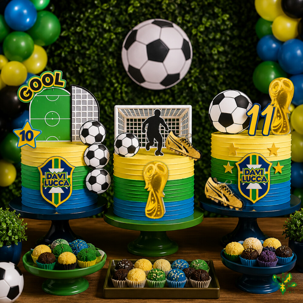 Arquivo de Corte - Topo de Bolo - Copa do Mundo