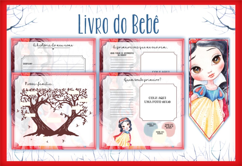 Arquivo Digital - Livro do Bebê - Branca Neve