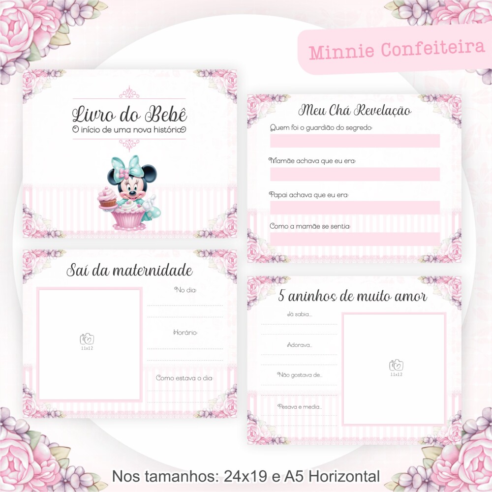 Arquivo Digital - Kit Maternidade - Mine Confeiteira