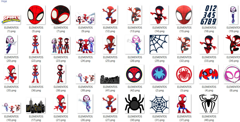 Arquivo de Corte - Festa Pronta - Spidey e Seus Amigos