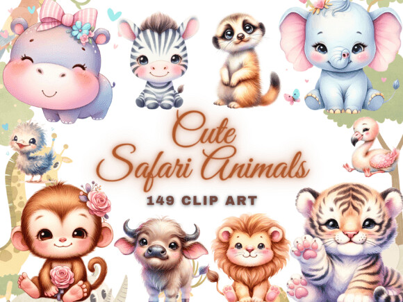 Kit Digital - Safari Cute