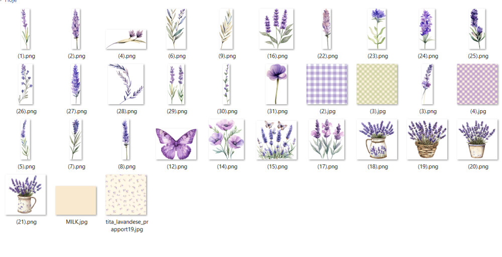 Arquivo de Corte - Festa Pronta - Lavanda