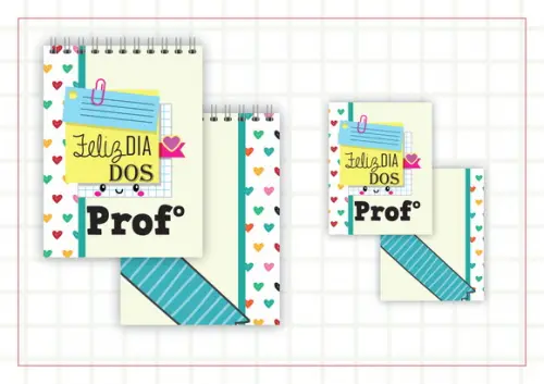 Arquivo de Corte - Bloquinho e Post It (dia dos Professores)