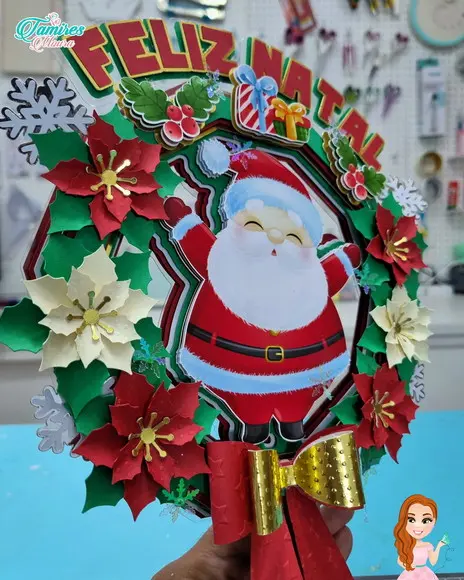Arquivo de Corte - Camadas - Guirlanda de Natal