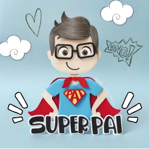 Arquivo de Corte - Camadas - Super Pai