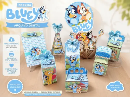 Arquivo de Corte - Festa Pronta - Bluey 02