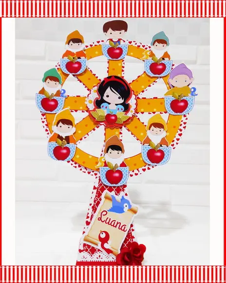 Arquivo de Corte - Festa Pronta - Branca de Neve 03