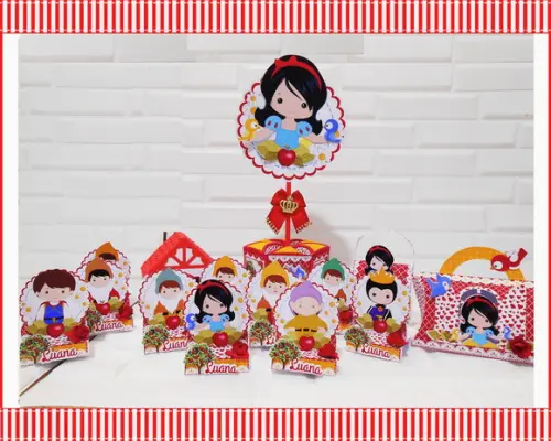 Arquivo de Corte - Festa Pronta - Branca de Neve 03