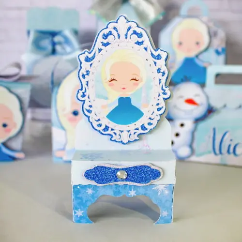 Arquivo de Corte - Festa Pronta - Frozen (elsa)