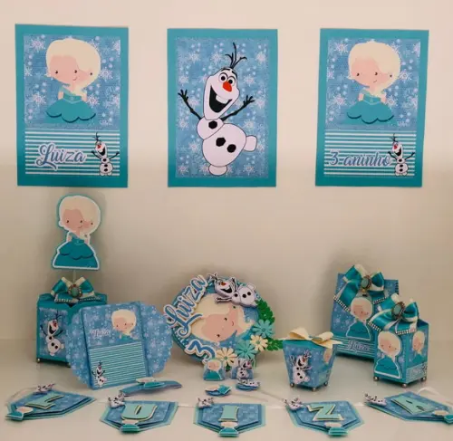 Arquivo de Corte - Festa Pronta - Frozen Cut