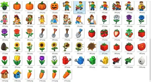 Arquivo de Corte - Festa Pronta - Grow a Garden Roblox + Kit