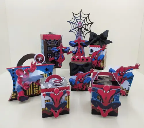 Arquivo de Corte - Festa Pronta - Homem Aranha 01